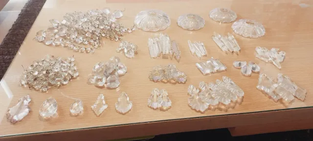 Lágrimas de cristal para lámpara