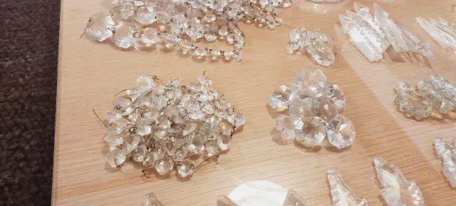 Lágrimas de cristal para lámpara