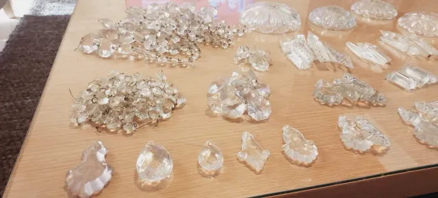 Lágrimas de cristal para lámpara