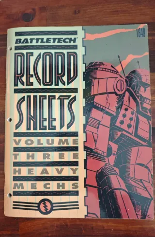 Battletech Record Sheets Vol. 3 Heavy Mechs