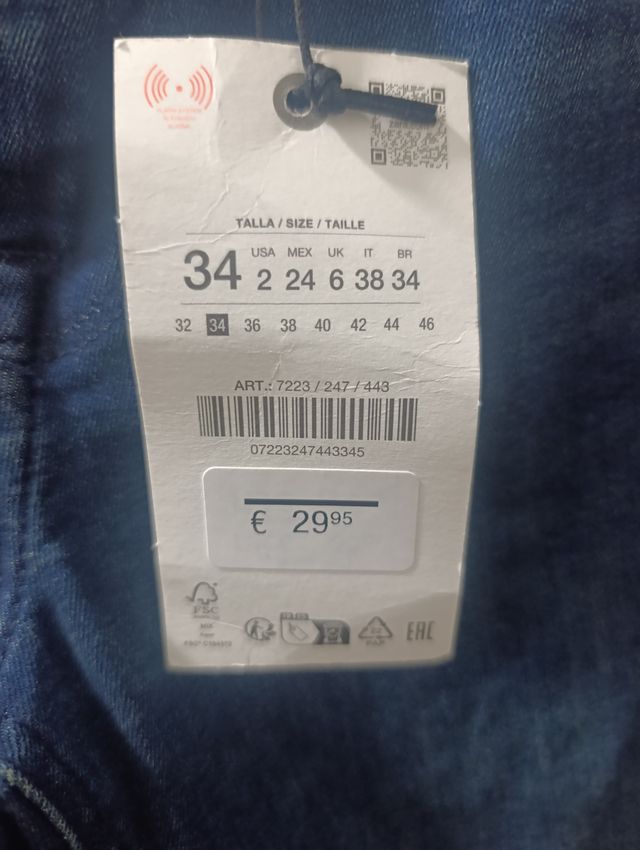 Pantalones vaqueros negros