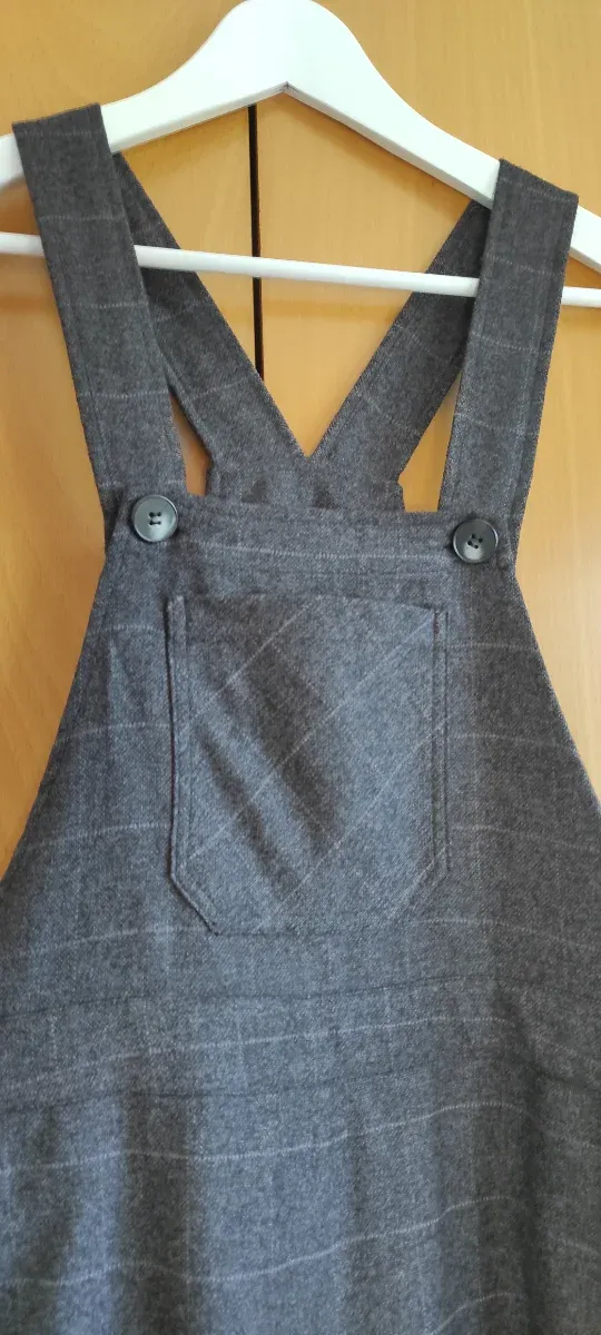 Precioso peto de invierno a cuadros nuevo