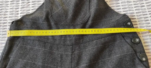 Precioso peto de invierno a cuadros nuevo