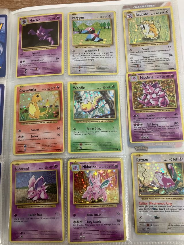 55 Cartas Pokémon Holo