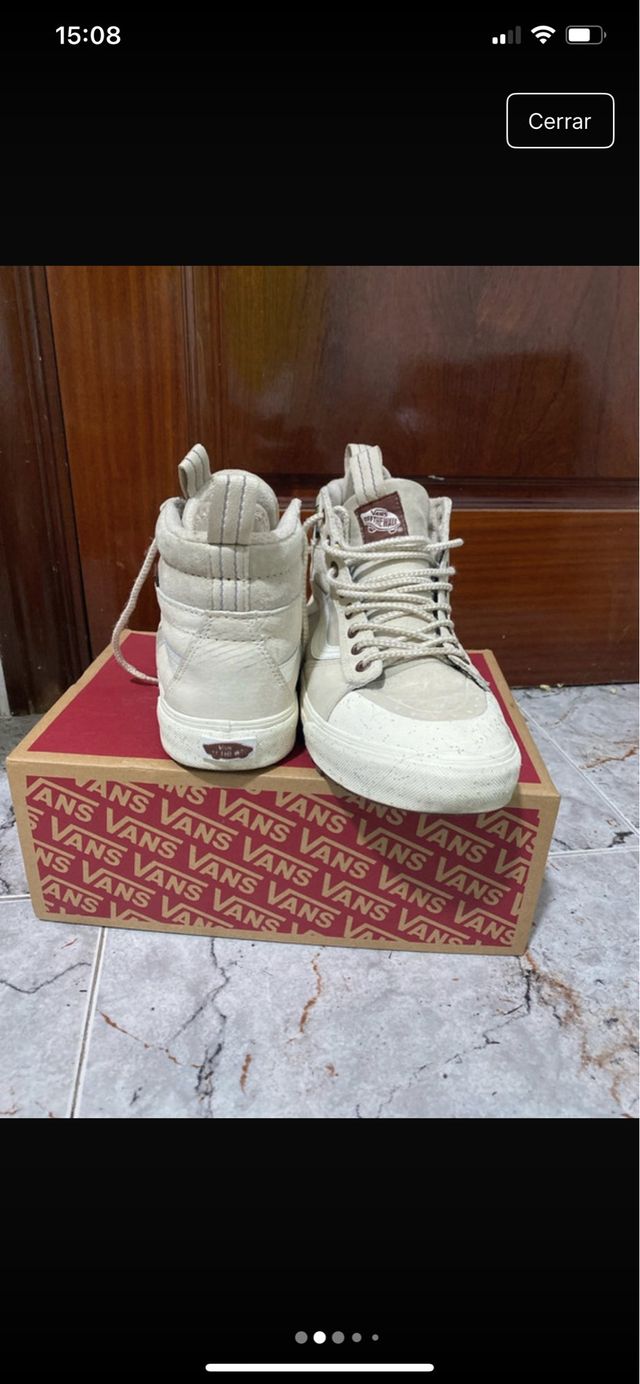 Vans Sk8-Hi Beige/Blanco