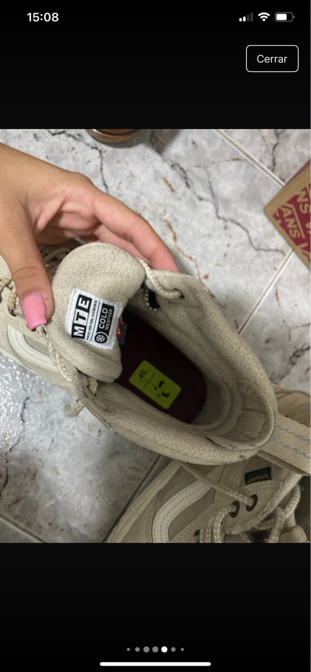 Vans Sk8-Hi Beige/Blanco