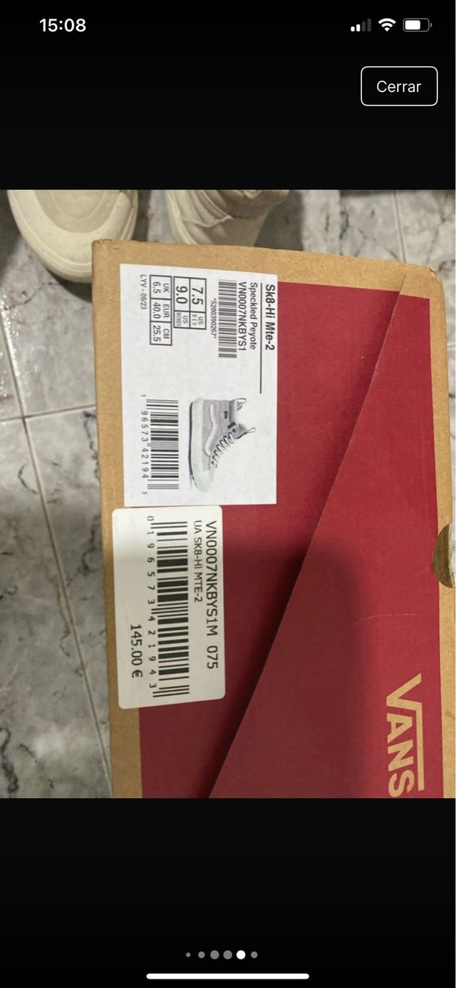 Vans Sk8-Hi Beige/Blanco