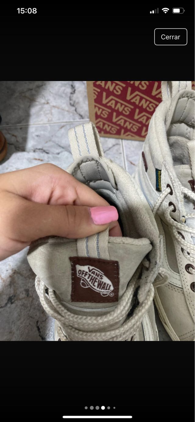 Vans Sk8-Hi Beige/Blanco