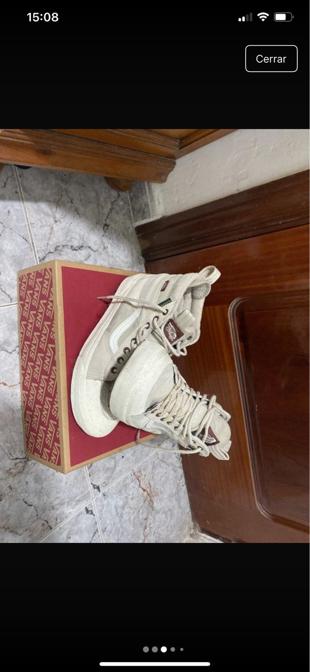 Vans Sk8-Hi Beige/Blanco