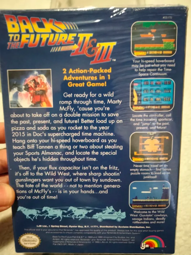 Back to the Future II & III Nintendo NES