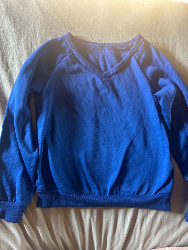Sudadera azul talla S