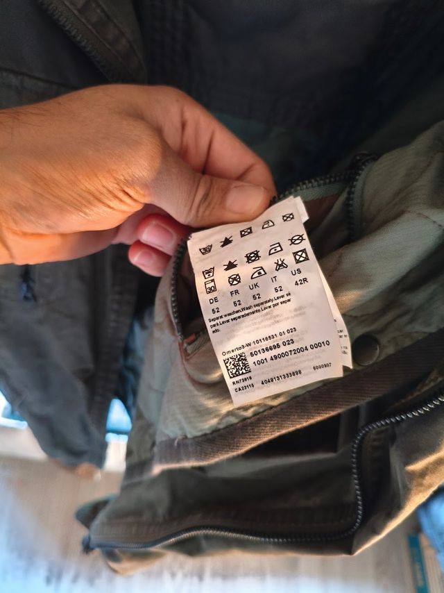 Chaqueta BOSS Orange Verde Talla 52