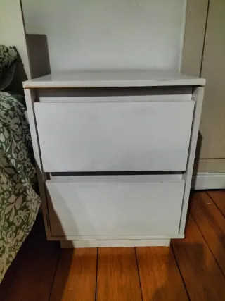 Conjunto cama, mesillas y colchón