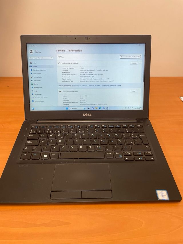 Portátil Dell Latitude 7290 Negro