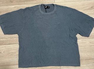 Camiseta Patchwork Beige y gris.