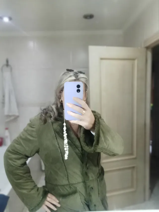 Chaquetón verde militar forrado