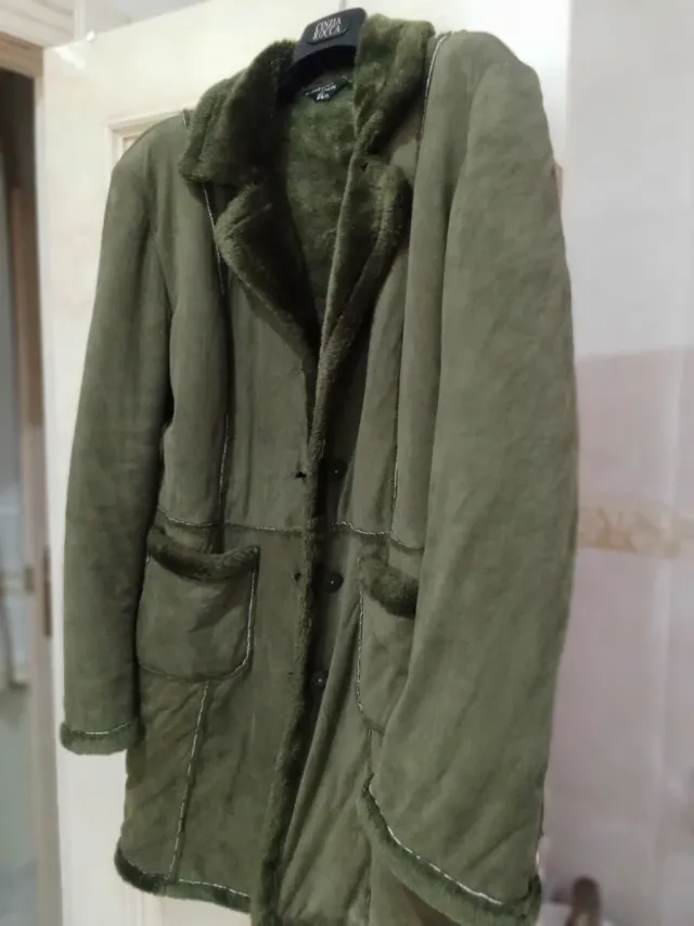 Chaquetón verde militar forrado