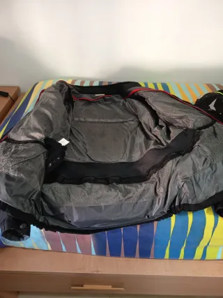 Chaqueta de moto de cordura con protecciones