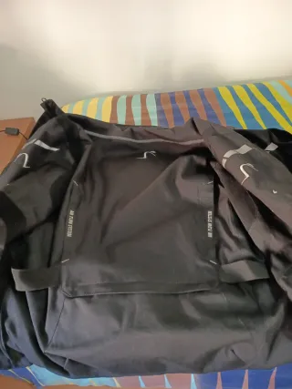 Chaqueta de moto de cordura con protecciones