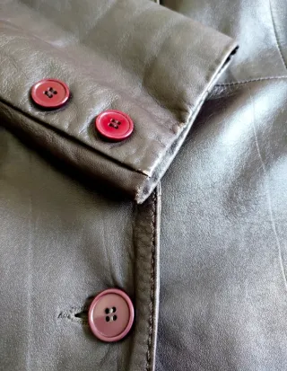 Abrigo largo de piel ovina