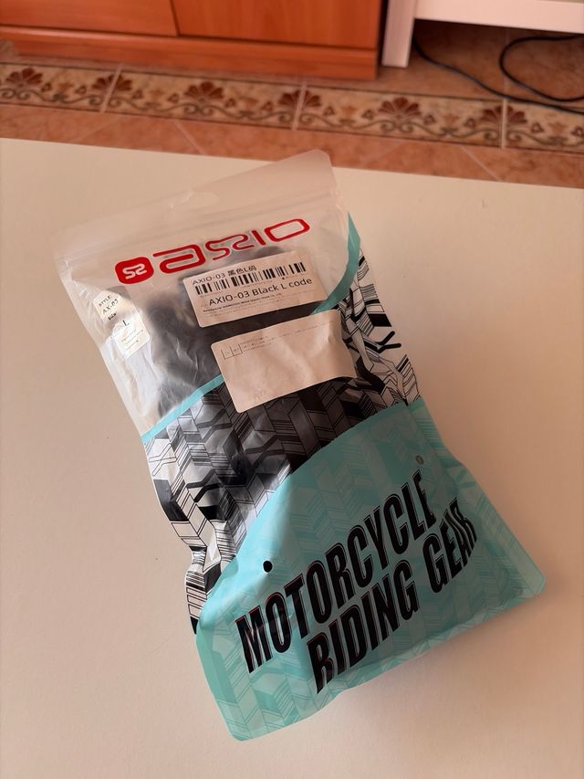 -Guantes Moto AXIO-03 Negro  -Talla L