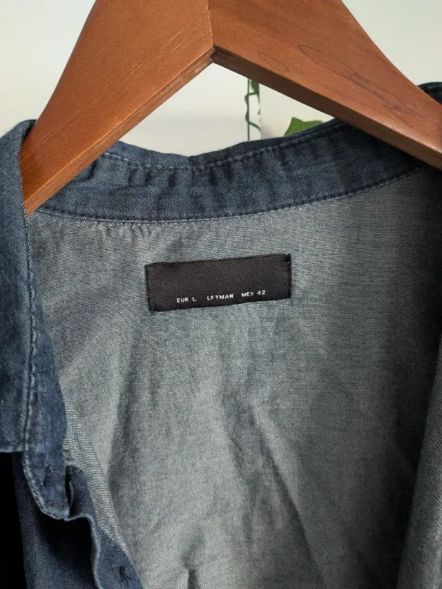 Camisa vaquera Lefties azul talla L