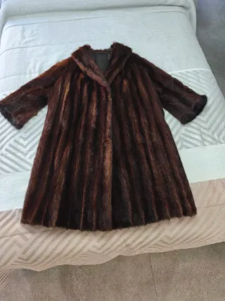 Abrigo de mujer marrón