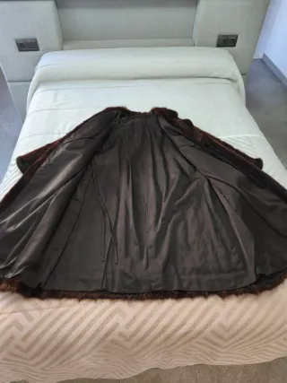 Abrigo de mujer marrón