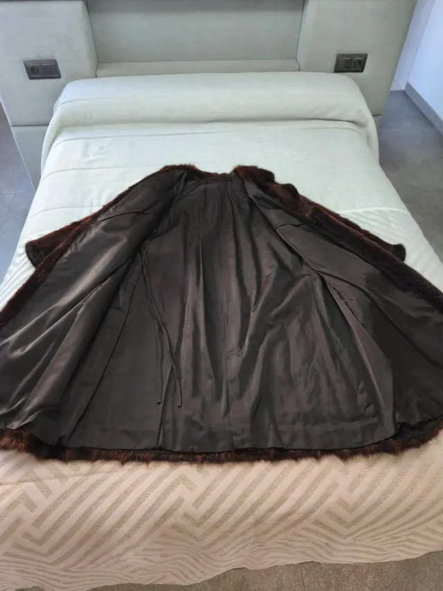 Abrigo de mujer marrón