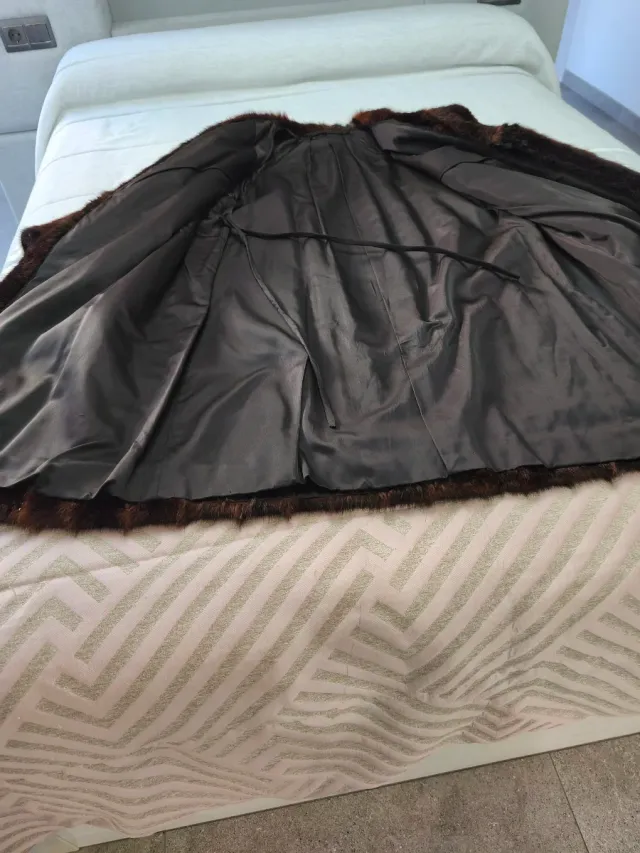 Abrigo de mujer marrón