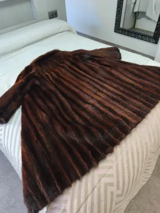 Abrigo de mujer marrón