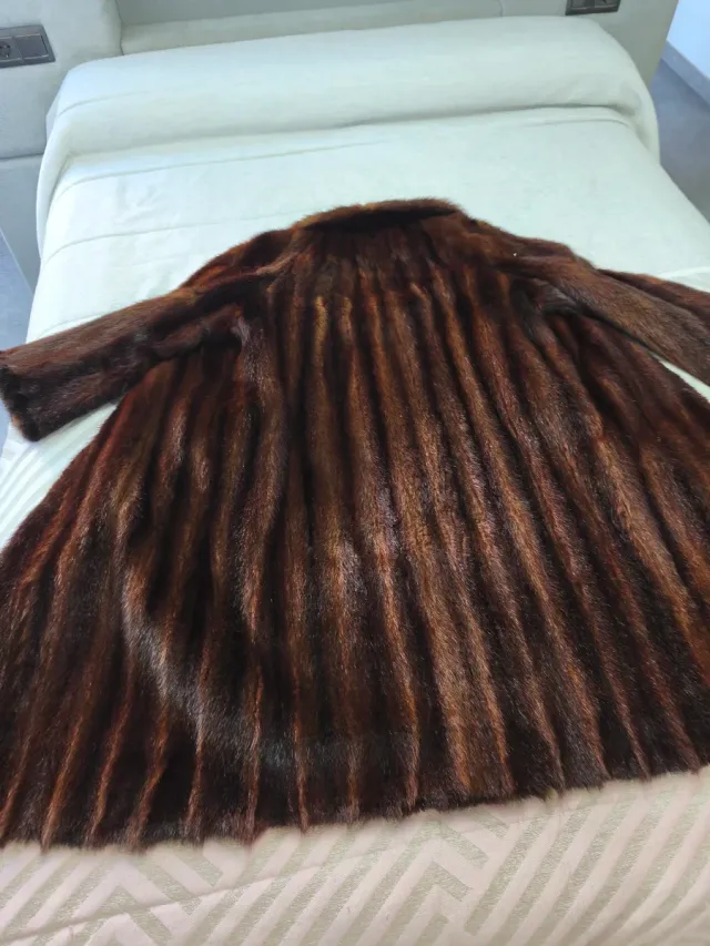 Abrigo de mujer marrón