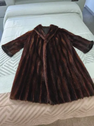 Abrigo de mujer marrón