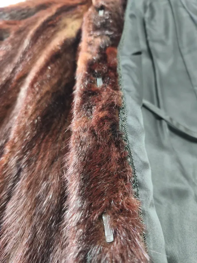 Abrigo de mujer marrón