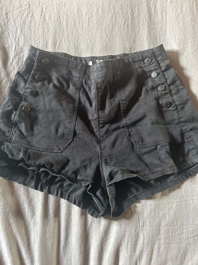 Pantalón corto negro talla S