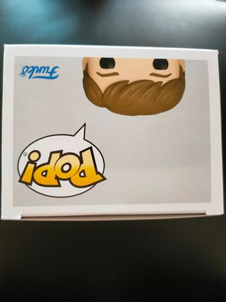 Funko Pop Luke Skywalker con Grogu y Pin Star Wars