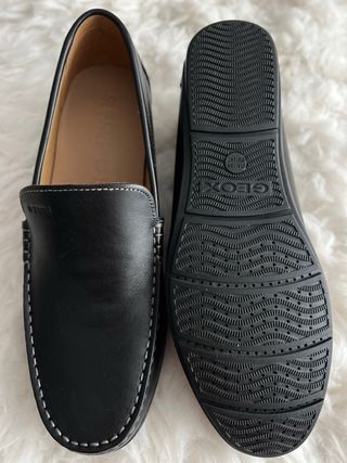 Mocasines Geox Negros Piel