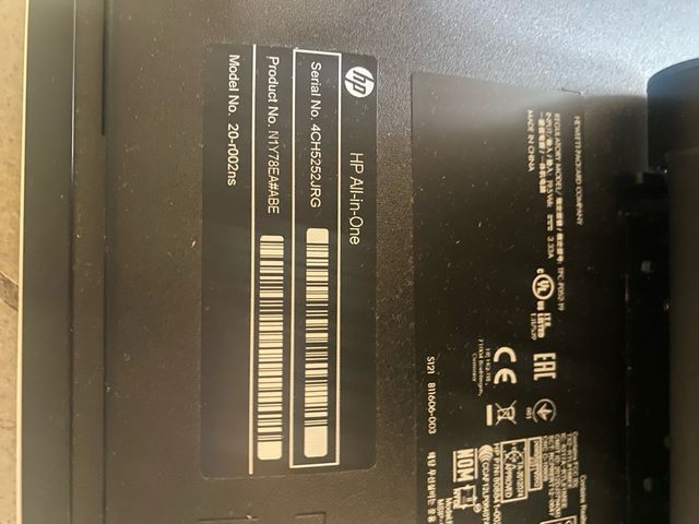 HP All-in-One 20-r002ns PC