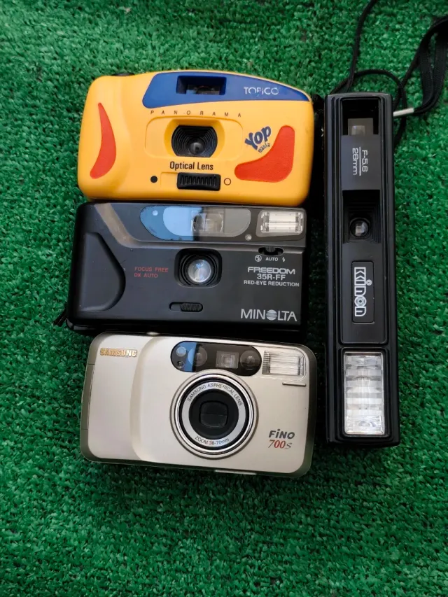 Lote 4 Cámaras: Kinon, Minolta, Samsung, Topico