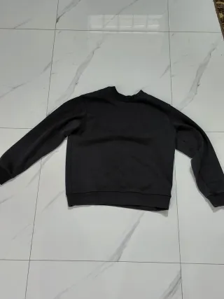 Felpa nera RESERVED 100% cotone