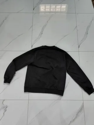 Felpa nera RESERVED 100% cotone