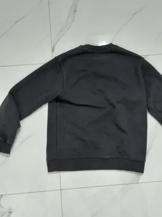 Felpa nera RESERVED 100% cotone