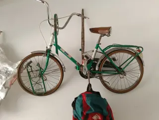 Bicicleta BH antigua verde