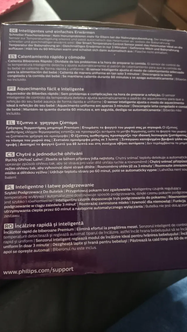 Calienta biberones Philips Avent