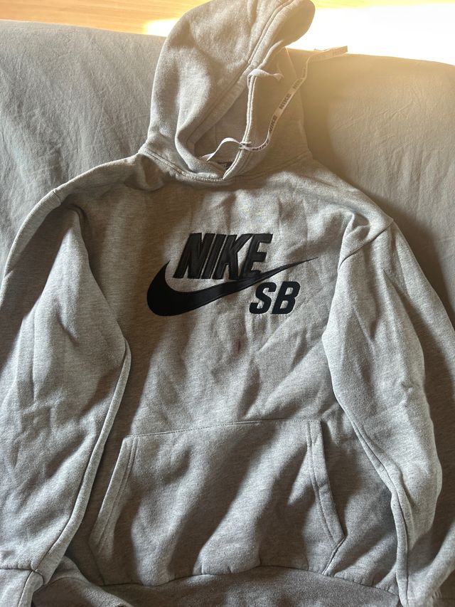 Sudadera Nike SB Talla M Gris