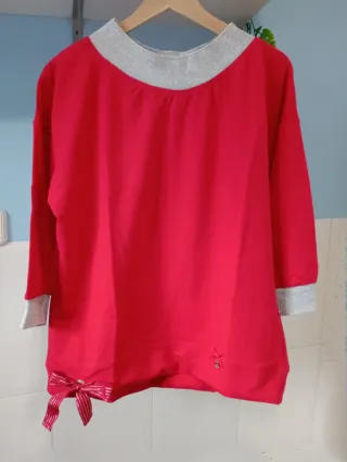 Sudadera roja Megi T. L/XL