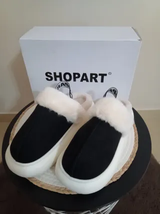 Sabot ShopArt UGG neri bianchi