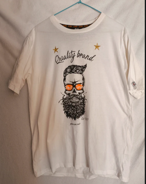 Camiseta Koala Bay Talla L Estampado Calavera