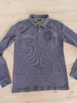 Polo Aeronautica Militare uomo grigio