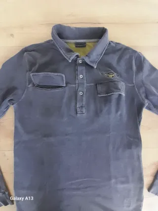 Polo Aeronautica Militare uomo grigio